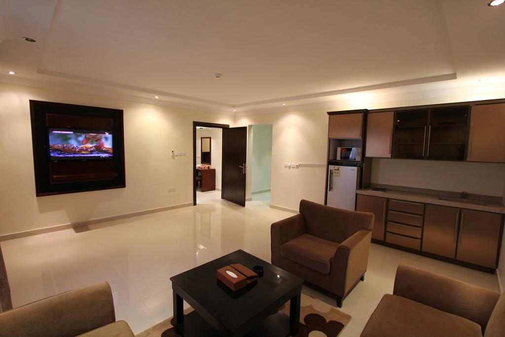 Taleen Alaqiq Hotel Apartments Riyad Oda fotoğraf