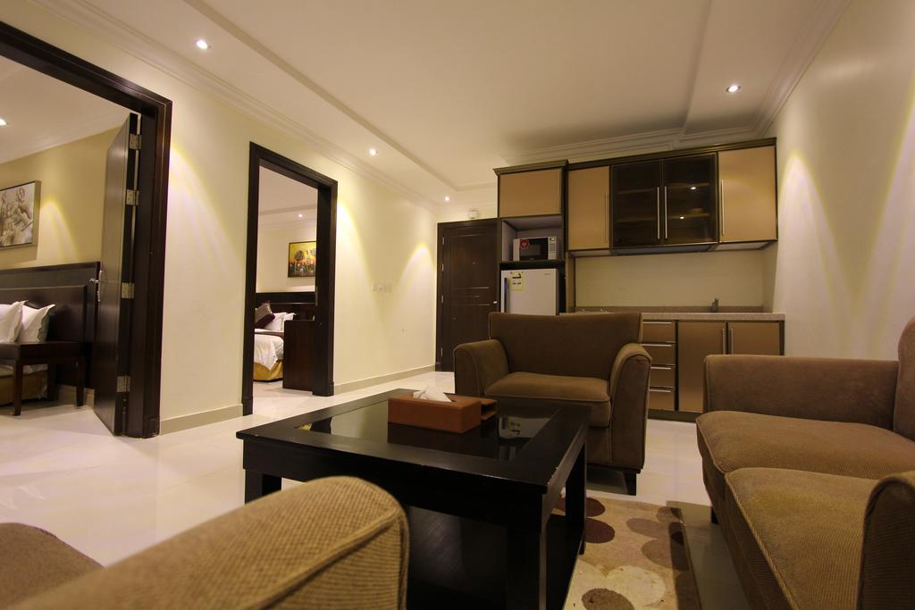 Taleen Alaqiq Hotel Apartments Riyad Oda fotoğraf